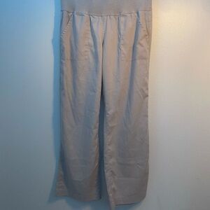 PrAna Mantra Hemp Pants in Oatmeal Size Small